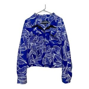 Women’s Dennis Basso Floral Cropped Jacket Sz 24W